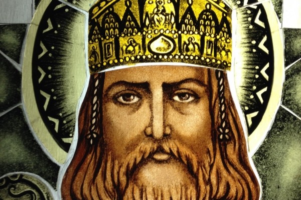 Ólomüveg : Szent István