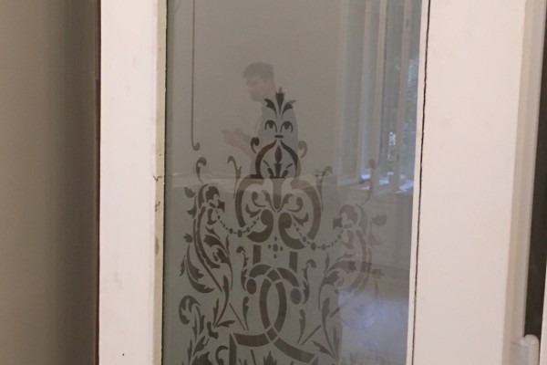 Homok fújtüveg klasszikus minta 2